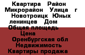 Квартира › Район ­ Микрорайон › Улица ­ г.Новотроицк, Юных ленинцев › Дом ­ 20 › Общая площадь ­ 48 › Цена ­ 900 000 - Оренбургская обл. Недвижимость » Квартиры продажа   